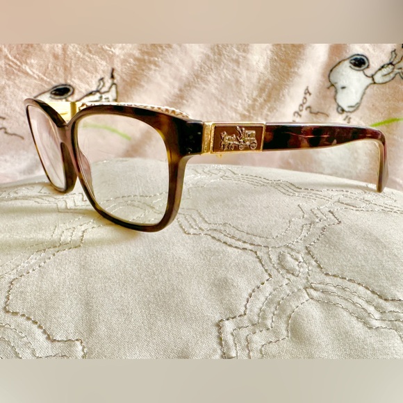 Coach HC6062 Darcy Dark Tortoise Sand Signature CC Brown FRAME ONLY - Picture 3 of 7